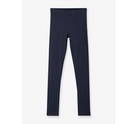 Girls' stretch cotton leggings NAME IT deep blue