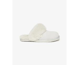 Girls' suede slip-on slippers Superdry Gris 5/6 ans