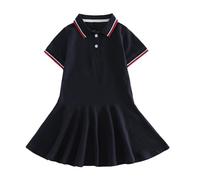 Girls Summer Dress Short Sleeve Casual Shirt Style Comfortable Kids Outfit Playwear Party Wear Toddler Girl Clothing Girls Cat Dress
