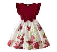 Girls Summer Dresses Casual Sleeveless Print Dress for Toddler Kids Beach School Party Outfit Age 3 7 Years Girl Dress Laye Entry Dress