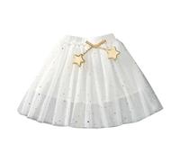 Girls Summer Performance Dance Skirt with Mesh Overlay and Puffy for Ballet Practice Stage Shows Carnival Outfits for Princess Dress Pink Tulle Orange Kids Green Sparkly