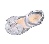 Girls Summer Roman Sandals Glitter Princess Shoes Boys Wid Barefoot Water Sandals Wide Fit Slippers School Size 12 Sliders 7 For Little Big Kid Summer Autumn (Silver,2)