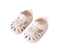 Girls Summer Roman Sandals Heeled Princess Dress Up Shoes 2-7 Years Little Sandals Bowknot Kids Slippers Ballet Toddler Sliders Size 5 Beach Holiday Lightweight Buckle Slip Ons (White,5)