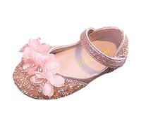 Girls Summer Roman Sandals Pump Dress Wedding Party Shoes For Little Kid/Big Kid Queen Princess Birthday Sandals Slippers Kids Toddler Pool Slip On Pink Silver Blue Purple White (Red,9)