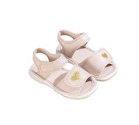 Girls Summer Sandals Heart Open Toe Wide Fit Non Slip Soft Flat Slingback Walking Shoes Kids A ch Support Fashion Casual Comfort Sandal Party Dance Lightweight Slippers (Pink, 6 Infant)