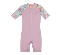 Girls' surf shorty wetsuit Billabong Billie Front-Zip Rose 4 ans