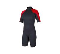 Girls' surf shorty wetsuit O'Neill 2 mm Rental FL Spring Back Zip Black 126/133 cm
