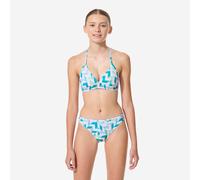 Girls’ Surfing 2-piece Swimsuit - Tali Geomina Turquoise