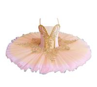 Girls Swan Lake Ballet Dress, Ballerina Costume Dance Clothing Gymnastic Dance Tutu Dress Dancewear,Pink,130