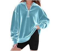 Girls Sweater 12 Years,Girls Hoodies & Sweatshirts Practical Everyday Casual Outerwear for Kids - Soft Long Sleeve Graphic Hoody Top (Sky Blue, 12-13 Years)