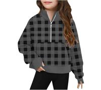 Girls Sweatshirt Cute Stripe Printed Long Sleeves Sweatshirts Casual Crew Neck Fall Winter Pullover Tops Toddler Clothes Casual Comfy Fleece Jumper School Warm Teen Girl Coat