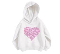 Girls Sweatshirt Jumper Cute Printed Long Sleeves Hoodies Casual Crew Neck Fall Winter Pullover Tops Toddler Clothes Comfy Jumper School Warm Teen Girl Sweatshirts