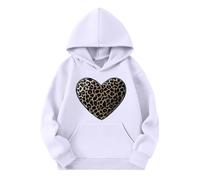 Girls Sweatshirt Pullover Cute Printed Long Sleeves Hoodies with Pocket Casual Crew Neck Fall Winter Pullover Tops Toddler Clothes Comfy Jumper School Warm Teen Girl Sweatshirts