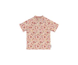 Girl's swim t-shirt Sterntaler Fleurs Blanc 4 ans