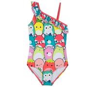 Girls Swimming Costume, Frill Swimsuit, Kids Swim Suit, Squishmallows, Multicolour 12-13 Years