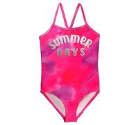 Girls Swimsuit One Piece Swimwear Swimming Costume Junior Kids Bathing Suit UV Protection Summer 4 to 16 Years, Sumdays, 10T