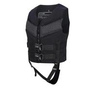 Girls Swimwear Life Vest with Zipper, Strap for Pool Beach and Outdoor Activities Comfortable Bathing Suit for Kids Age 2 to 14 Years(black,M(5-8 Years))