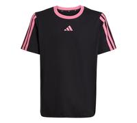 adidas Girl's Essentials T-Shirt, Black/Pink Fusion, 11-12 Years