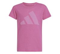 adidas Girl's Essentials Big Logo T-Shirt, Pink Fusion/White, 13-14 Years