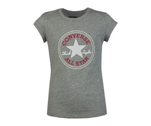 Girl's T-shirt Converse Chuck Patch Gris 12/13 ans