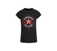 CONVERSE Baby Timeless Chuck Patch G Kids Short Sleeve T-Shirt 100% Cotton, Black/White, 10 Years