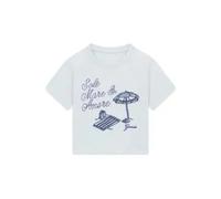 Girl's T-shirt Guess Raglan Crop Blanc 12 ans