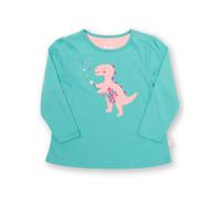 Girl's T-shirt Kite Dino Magic Bleu 6 ans
