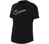 Nike - Kid's One Fitted Dri-Fit Short-Sleeve Top - Sport shirt size L, black