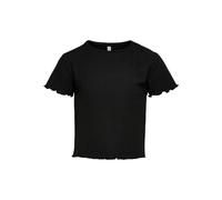 Girl's T-shirt Only kids manches courtes Col rond Nella Noir 7/8 ans