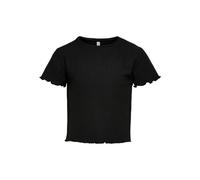 Girl's T-shirt Only kids manches courtes Col rond Nella Noir 7/8 ans