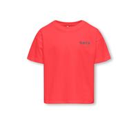 Girl's T-shirt Only Kogmaiken Life Crop Beige 11/12 ans