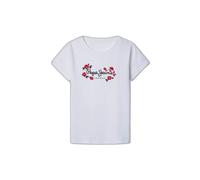 Girl's T-shirt Pepe Jeans Maisie Blanc 14 ans