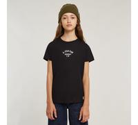 Girls T-Shirt Slim - Black - girls 10