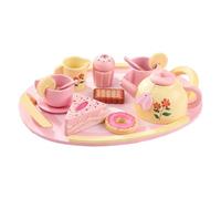 Girls Tea Set Symbolic Game with Dessert and Toy