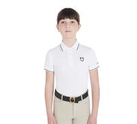 Girls' technical riding polo shirt Equestro