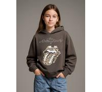 Girl's The Rolling Stones® hooded sweatshirt anthracite