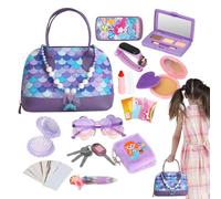 Girls Toy Handbag - Cosmetic Bag Makeup | Sensory Interactive Game for Outdoor Playroom Travel Family Party Birthday Girls 3 4 5 6 Years Old - Birthday Gift Family Party
