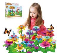 Girls Toys Flower Garden Building Toys for 3 4 5 6 Years Old Girls and Boys Toddlers Kids Gifts for 3+ Years Old Birthday Christmas Building Block Toys for Indoor &Outdoor Education STEM Toys-102PCS