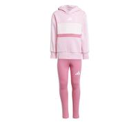Girl's tracksuit adidas Essentials Tiberio 3-Stripes Rose 7/8 ans