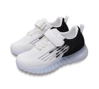 Girls Trainers Colour Block Breathable Mesh Lightweight Casual Sneakers