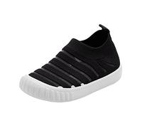 Girls Trainers Flying Woven Mesh Breathable Flat Casual Cute for Summer Autumn Lightweight Comfortable Non Slip Sneakers Flexible Sole Cushioned Insole Outsole Trainers
