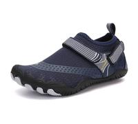 Girls' Trainers for Beach Water Sports Barefoot Activities Non-Slip Comfortable Children's Hiking Shoes from Toddler to Teenager, darkblue, 1 UK