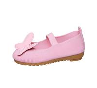 Girls' Trainers for Toddlers, Breathable Mesh Casual Shoes with Bow Design, Comfortable Smooth Running Shoes for Daily Use from 3 to 11 Years, pink, 1 UK