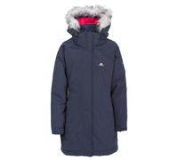 Trespass Fame, Navy, 9/10, Warm Padded Waterproof Winter Jacket with Removable Hood for Kids / Girls, Age 9-10, Blue