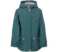 (7-8 Years, Spruce Green) Trespass Girls Waterproof Hooded Jacket Flourish