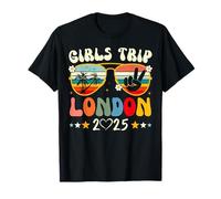 Girls Trip 2025 London Summer Weekend Vacation Matching T-Shirt