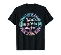 Girls Trip 2026 Tropical Beach Vibes Summer Vacation T-Shirt