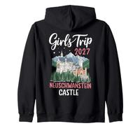 Girls Trip 2027 Neuschwanstein Castle Germany Zip Hoodie