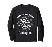 Girls Trip Babes Vacation Travel Cartagena Long Sleeve T-Shirt