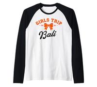 Girls Trip Bali 2026 Vacation Weekend Birthday Squad Raglan Baseball Tee